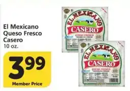 Vons El Mexicano Queso Fresco Casero offer