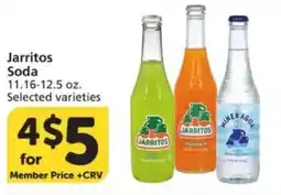 Vons Jarritos Soda offer