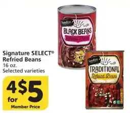 Vons Signature Select Refried Beans offer
