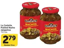Vons La Costeña Pickled Nacho Jalapeños offer