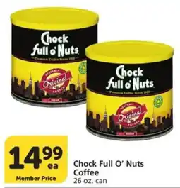 Vons Chock Full O' Nuts Coffee offer