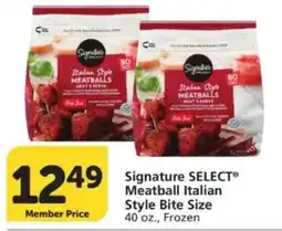 Vons Signature Select Meatball Italian Style Bite Size offer