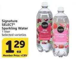 Vons Signature Select Sparkling Water offer