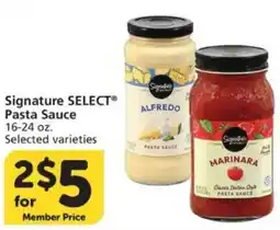 Vons Signature Select Pasta Sauce offer