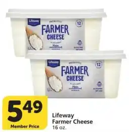 Vons Lifeway Farmer Cheese offer