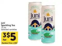 Vons Juni Sparkling Tea offer