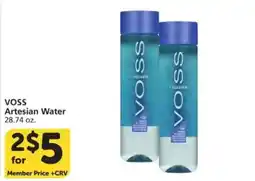 Vons Voss Artesian Water offer