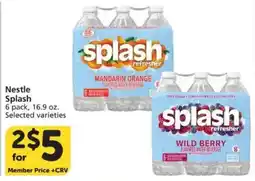 Vons Nestle Splash offer