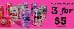 Vons Culture Pop Soda offer