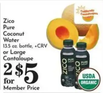 Pavilions Zico Pure Coconut Water offer