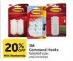 Pavilions 3M Command Hooks offer