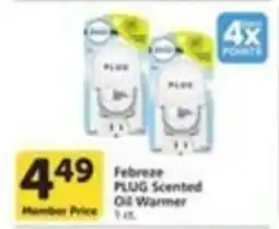 Pavilions Febreze plug scented oil warmer offer