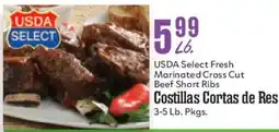 Market Basket Usda select fresh marinated cross cut beef short ribs offer