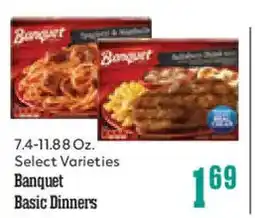 Market Basket Banquet basic dinners offer