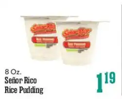 Market Basket Señor Rico Rice Pudding offer