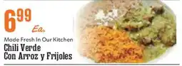 Market Basket Chili Verde Con Arroz y Frijoles offer