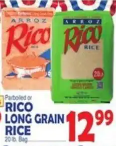 Bravo Supermarkets Rico long grain rice offer