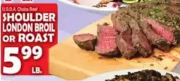 Bravo Supermarkets U.s.d.a. Choice Beef Shoulder London Broil or Roast offer