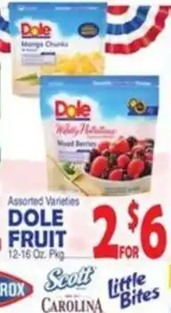 Bravo Supermarkets Dole fruit offer