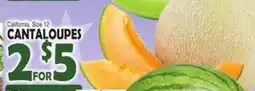 Bravo Supermarkets California cantaloupes offer