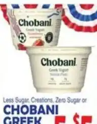 Bravo Supermarkets Chobani Greek offer