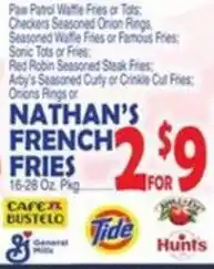 Bravo Supermarkets Nathan's french fries offer