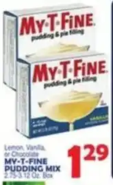 Bravo Supermarkets My.T.Fine pudding Mix offer