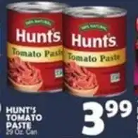 Bravo Supermarkets Hunt's tomato paste offer
