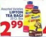 Bravo Supermarkets Lipton tea bags offer