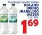 Bravo Supermarkets Poland Spring Sparkling Water offer