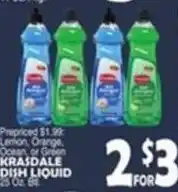 Bravo Supermarkets Krasdale dish liquid offer