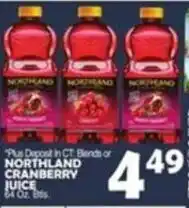 Bravo Supermarkets Northland cranberry juice offer