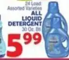 Bravo Supermarkets All liquid detergent offer