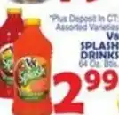 Bravo Supermarkets Splash Drinks offer