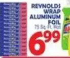 Bravo Supermarkets Reynolds wrap aluminum foil offer