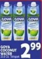 Bravo Supermarkets Goya coconut water offer