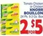 Bravo Supermarkets Knorr Tomato Chicken or Chicken Bouillon offer