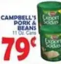 Bravo Supermarkets Campbell's pork & beans offer