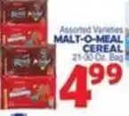 Bravo Supermarkets Malt-O-Meal cereal offer