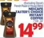 Bravo Supermarkets Nescafe taster's choice instant coffee offer