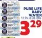 Bravo Supermarkets Pure Life Baby Water offer