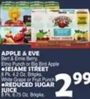 Bravo Supermarkets Apple & Eve offer