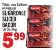 Bravo Supermarkets Sugardale sliced bacon offer