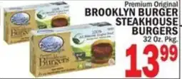 Bravo Supermarkets Brooklyn Burger Steakhouse Burgers offer