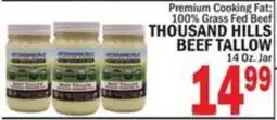 Bravo Supermarkets Thousand Hills Beef Tallow offer