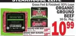 Bravo Supermarkets Steakhouse elite organic ground beef offer