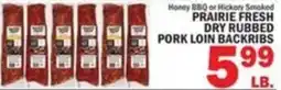 Bravo Supermarkets Prairie Fresh Dry Rubbed Pork Loin Backribs offer