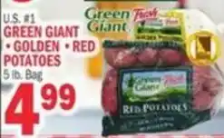 Bravo Supermarkets Green Giant golden red potatoes offer