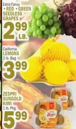 Bravo Supermarkets Zespri sungold kiwi offer