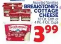 Bravo Supermarkets Breakstone's cottage cheese offer